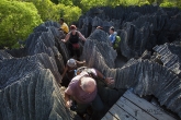 Tsingy de Bemaraha - část Petit Tsingy