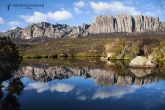 Jezírko u kempu Andranolava, národní park Andringitra