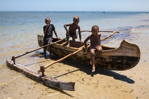 Chlapci na jihozápadě Madagaskaru