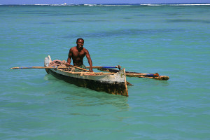 Rybář - jihozápadní Madagaskar