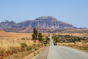 Biskupův čepec - RN7 - centrální Madagaskar